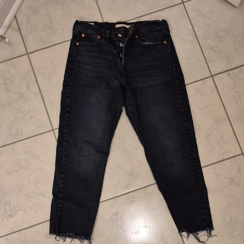 Levi's Wedgie Black Denim Jeans